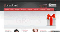 Desktop Screenshot of esentedelux.ro