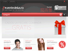 Tablet Screenshot of esentedelux.ro